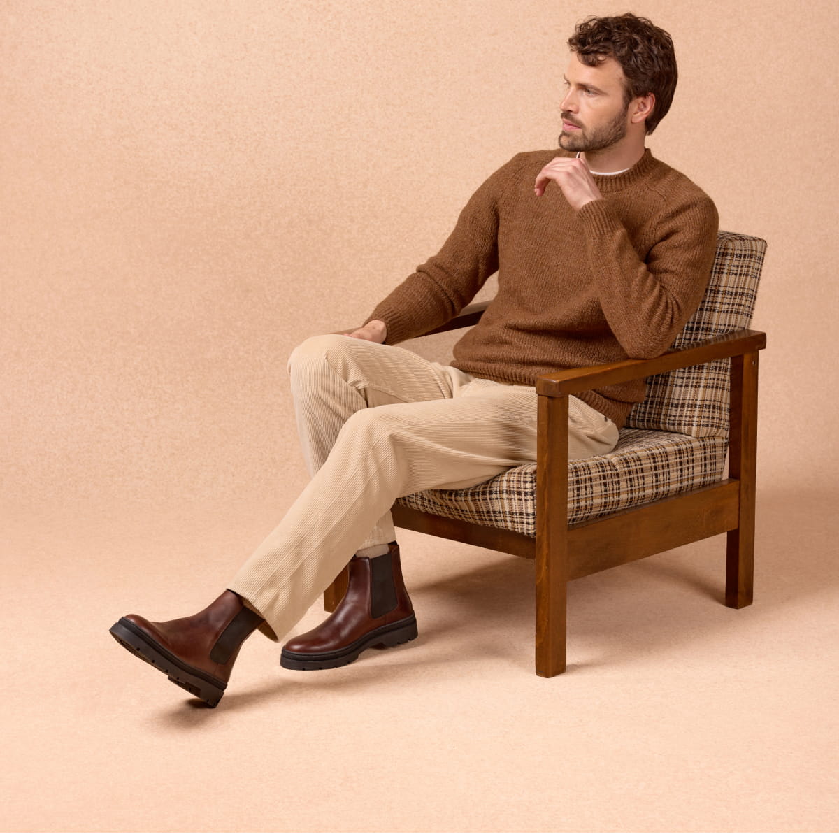 bottines en cuir tonka pour homme