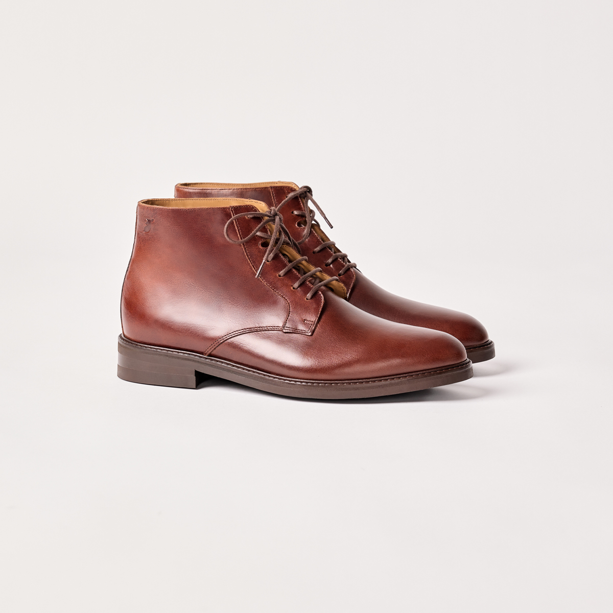 Schnürstiefel aus Leder für Herren