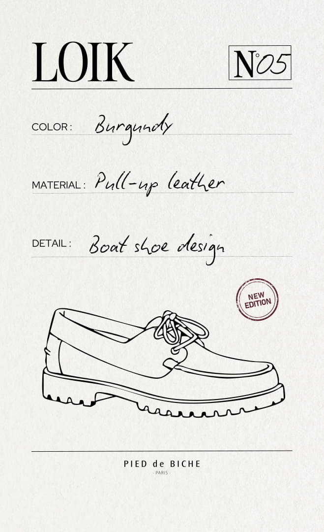 Burgundy leather boat shoes for men