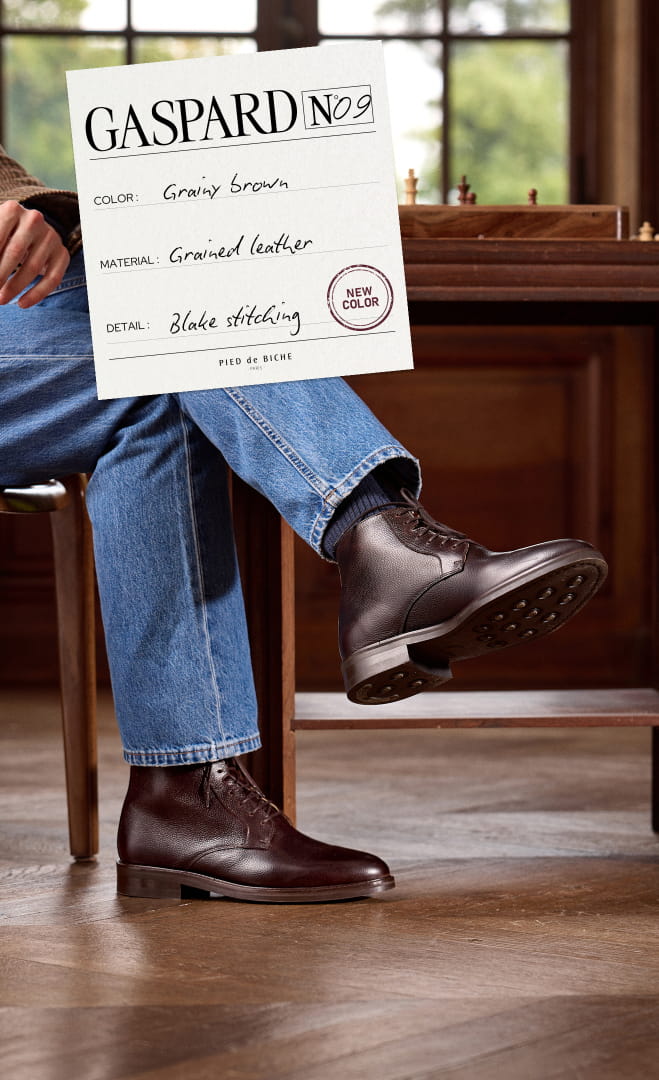 Burgundy leather chukka boots for women