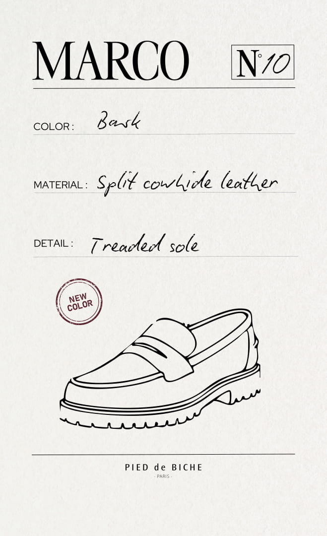 men's bark leather loafers