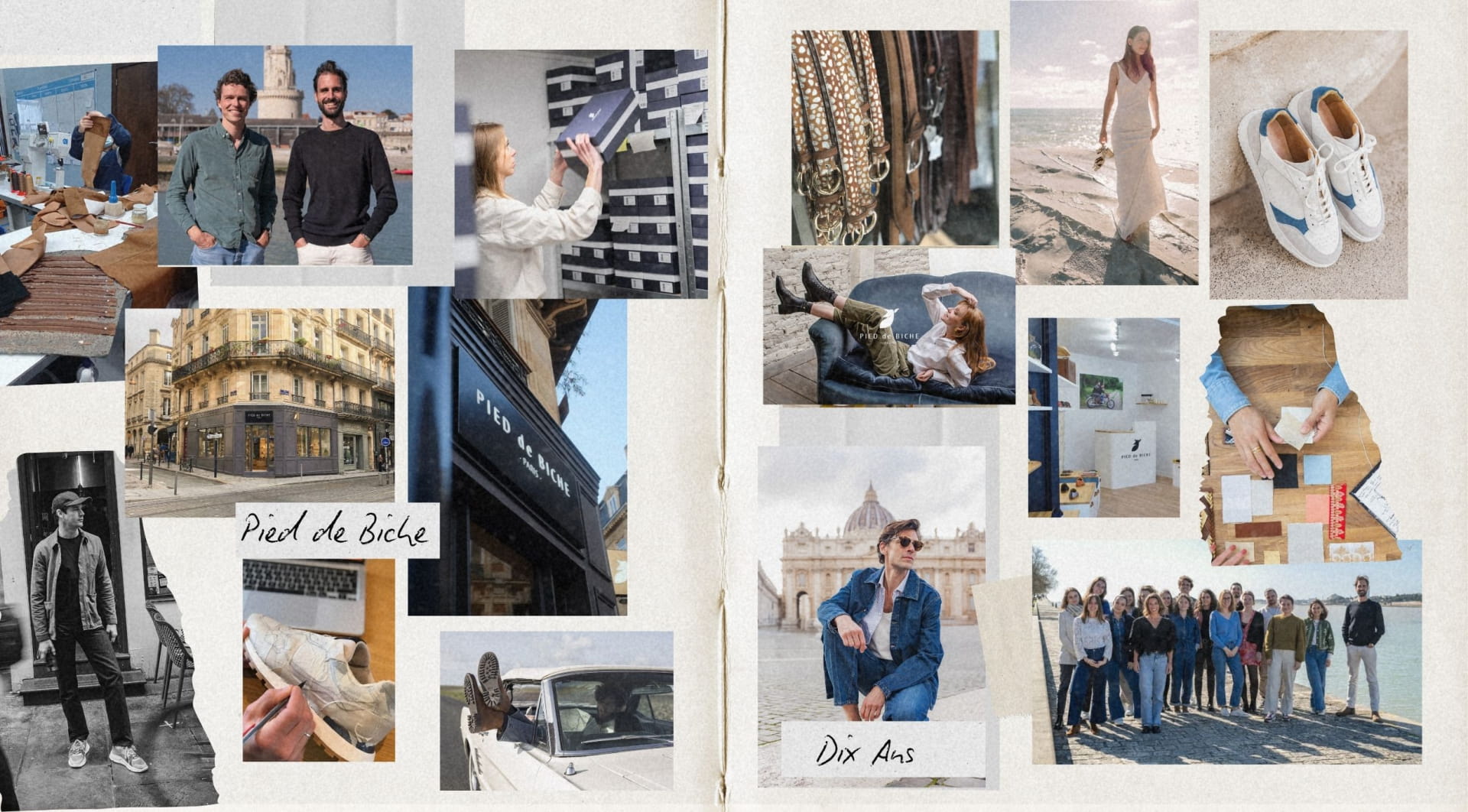 histoire marque de chaussures mixte