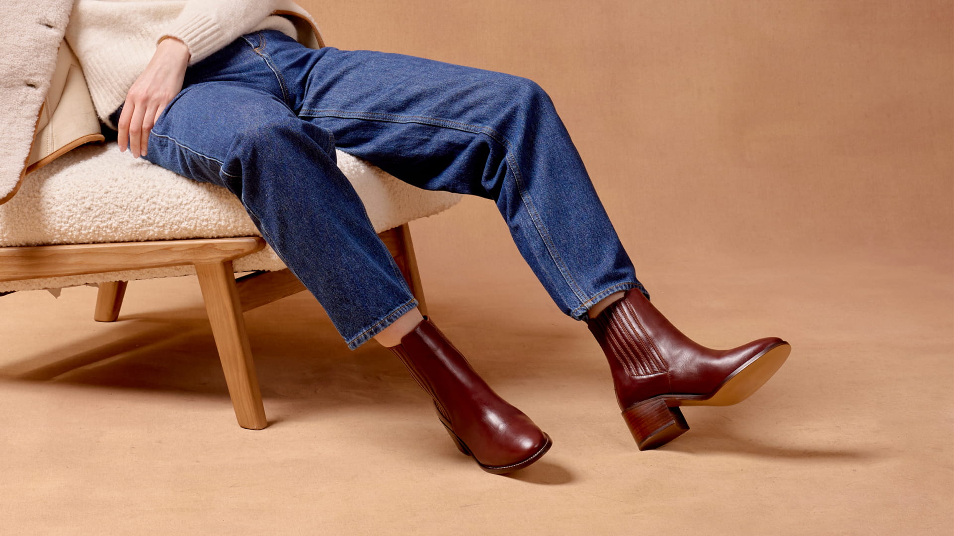 women's burgundy leather ankle boots with heels