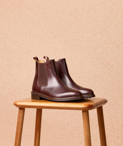 Havanna Pull-Up Lederstiefel für Männer Chelsea Boot City Modell