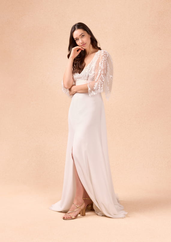 goldfarbene absatzsandalen aus leder für damen