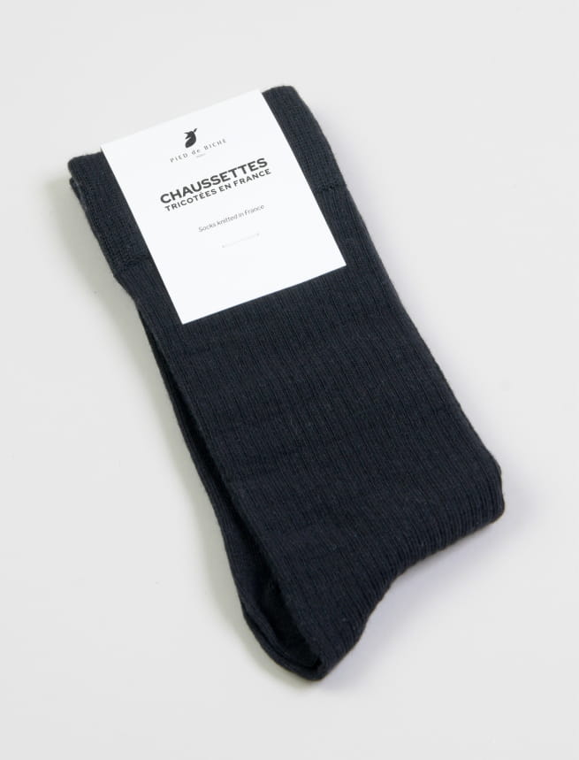 Chaussettes côtelées