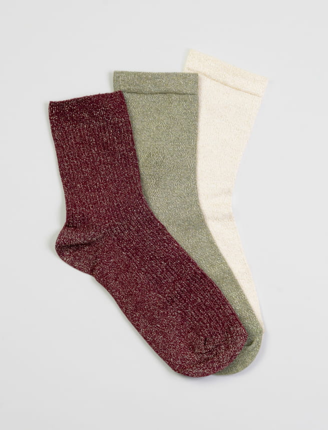 Lurex socks pack