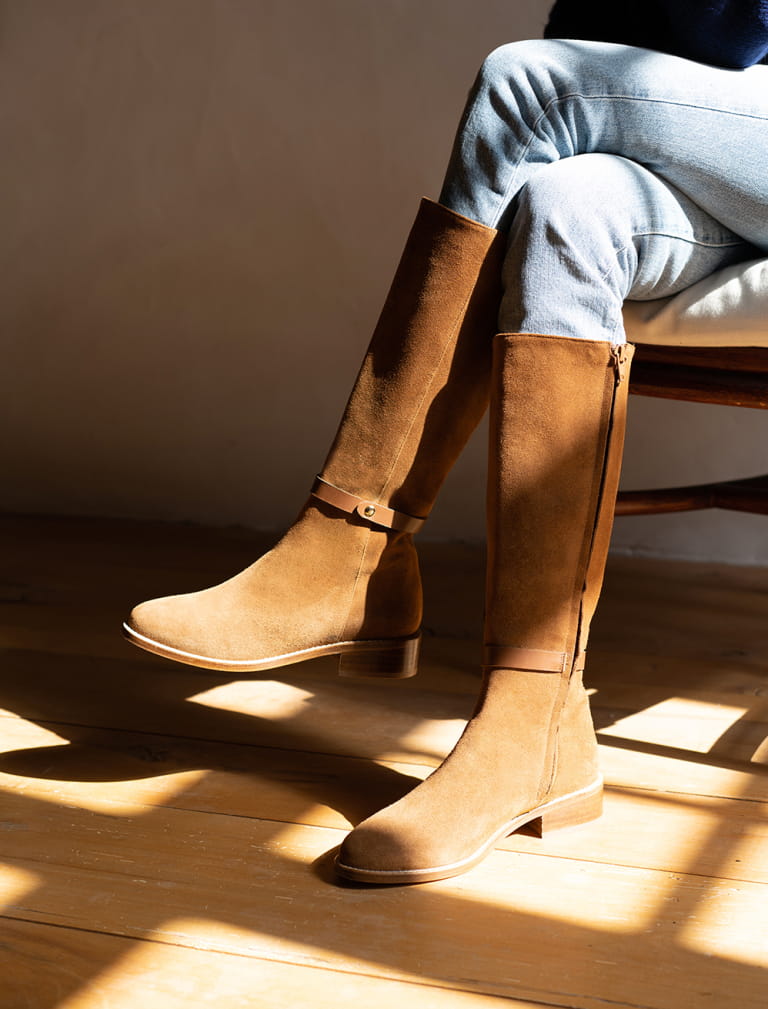 bottes cognac