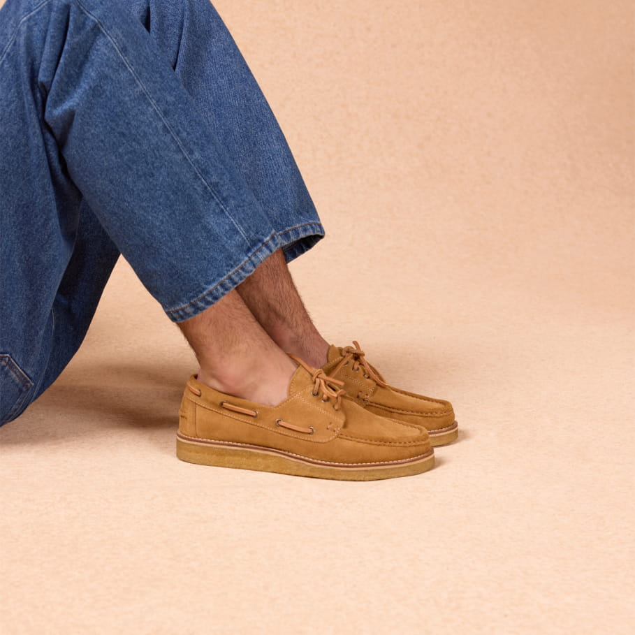 Boots aus Veloursleder für Herren