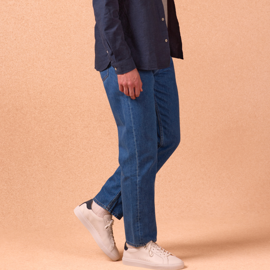 sneakers en cuir blanc homme