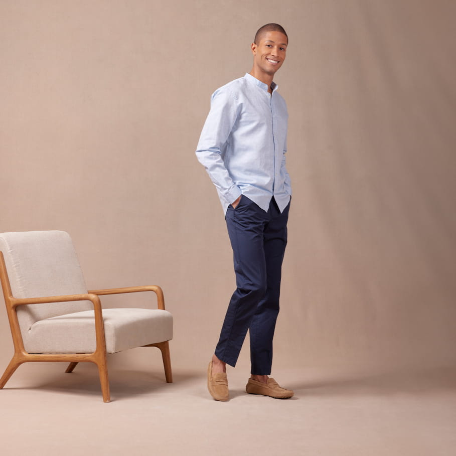 beige suede moccasins for men