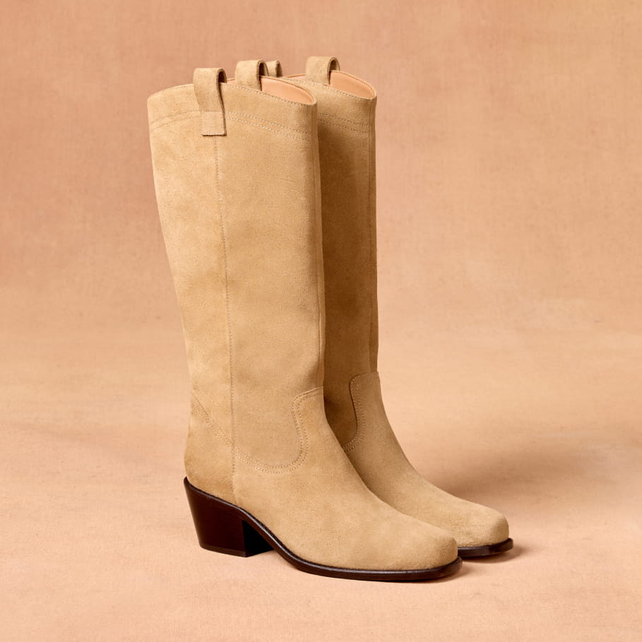 leather santiag boots for women