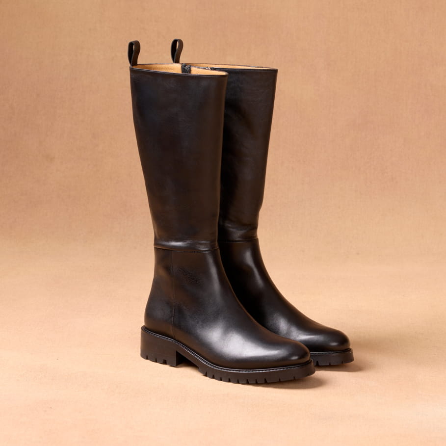 leather boots for women