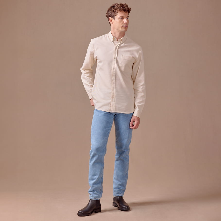 chelsea boots aus schwarzem leder für herren