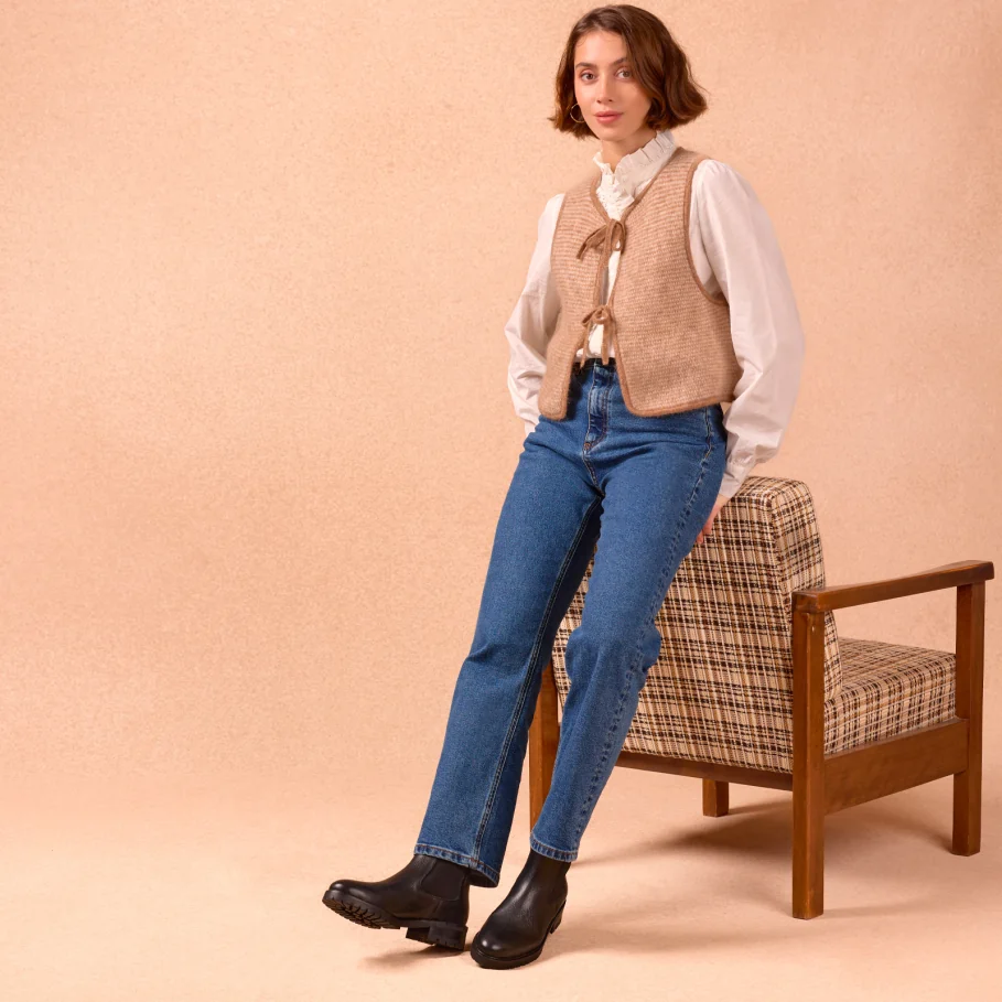 leather chelsea boots for women