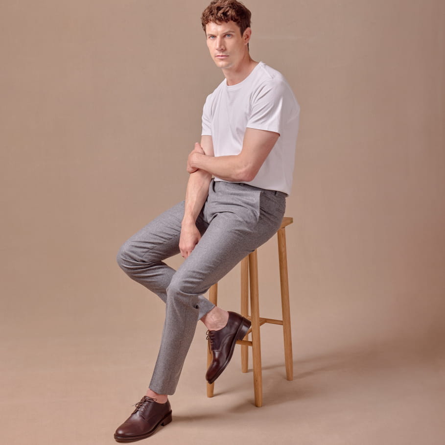 burgundy leather derbies for men