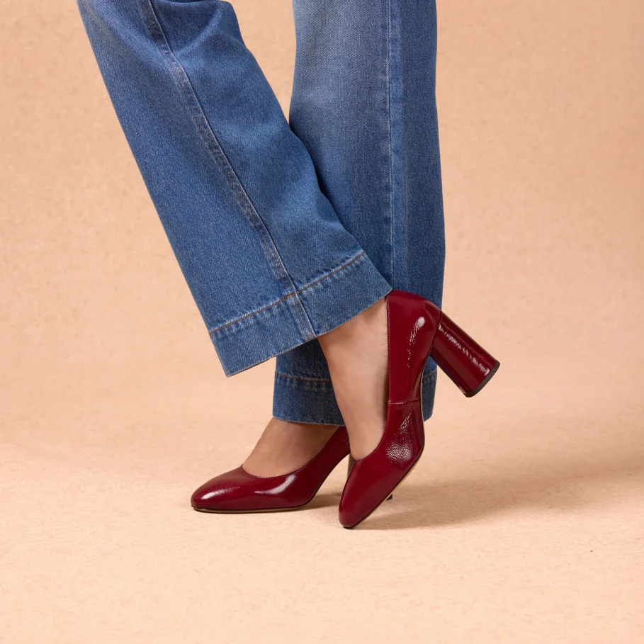 muscat heeled pumps for women