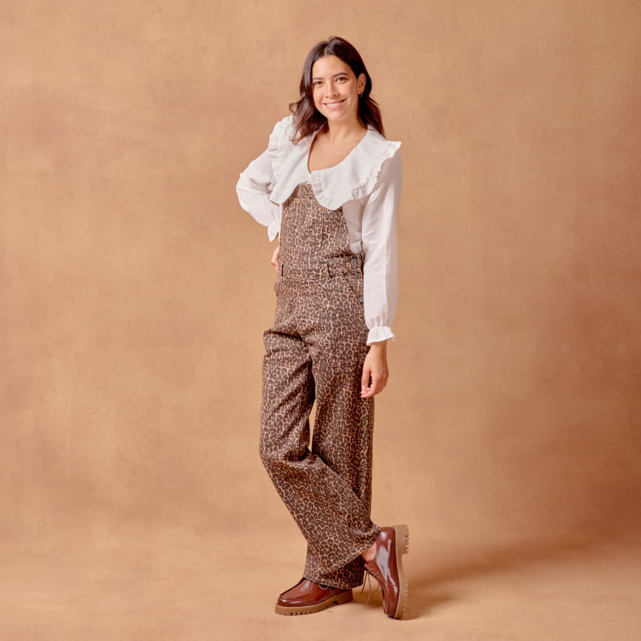 wallabee-derbies aus cognacfarbenem leder für damen