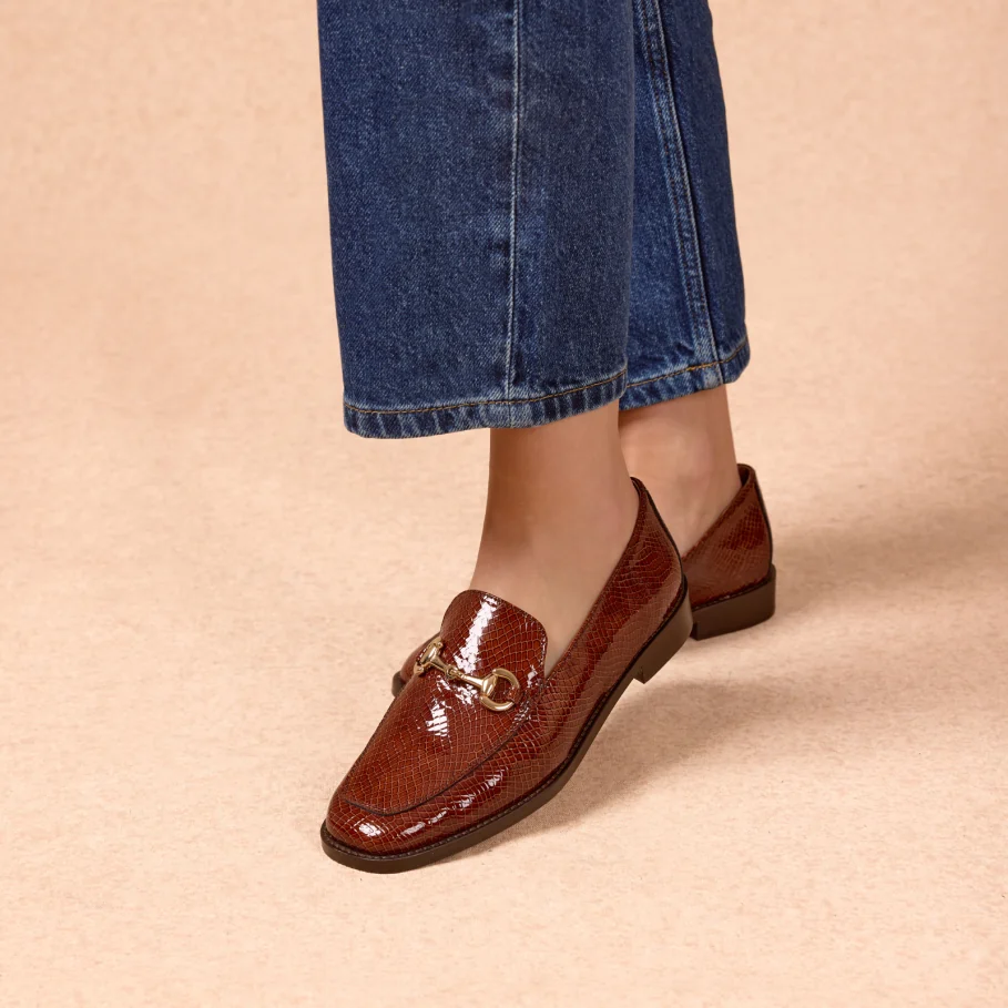 leather bit moccasins for women