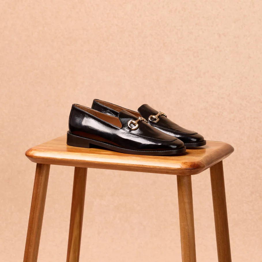 leather bit moccasins for women