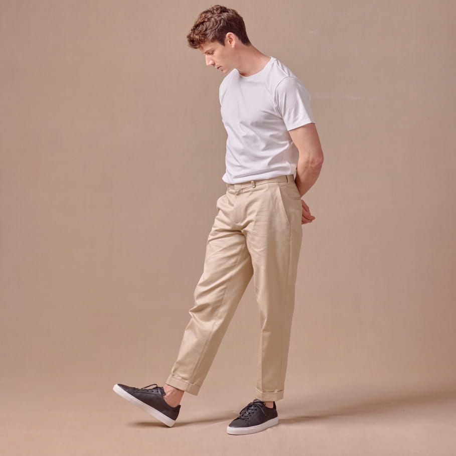 sneakers homme en cuir noir