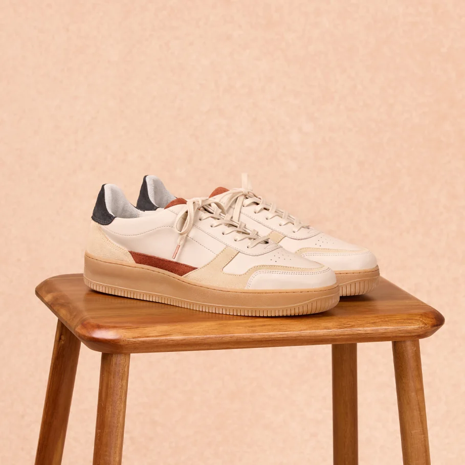 sneakers vasco rust and slate for men in leather