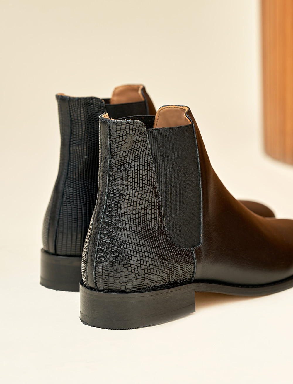 chelsea boots pied de biche
